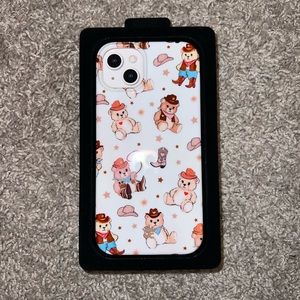 NEW Velvet Caviar iPhone 15 Plus Cowboy Teddy Case